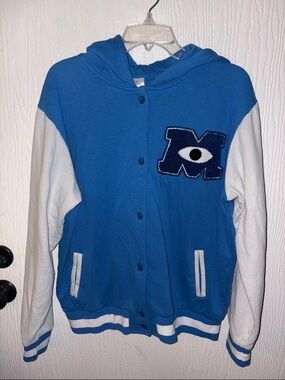 Disney Store Size L Monster’s University Letterman Varsity Jacket